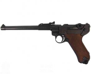 Luger-P08-Nemecko-1917-s-drevenou-pazbou